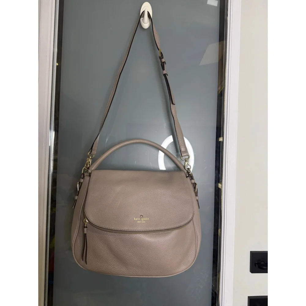 Kate Spade Boerum Place Devin Convertible Crossbody Bag In Taupe